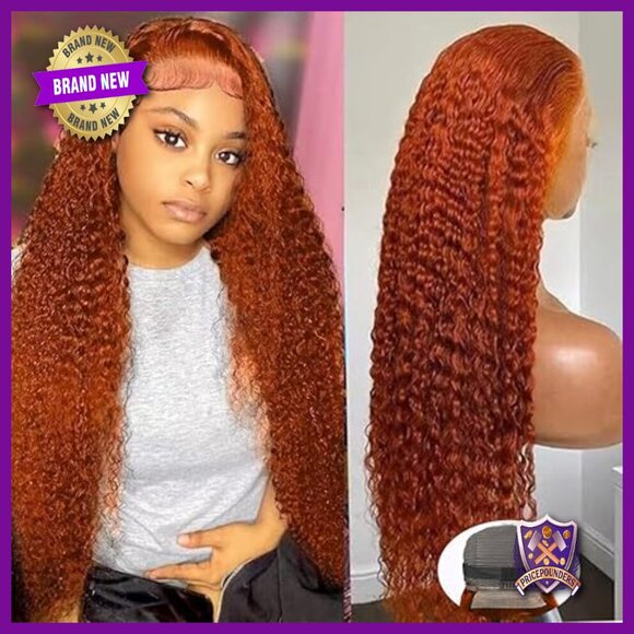 13x4 Lace Front Wig Human Hair Deep Wave 180% Density Glueless main image 5